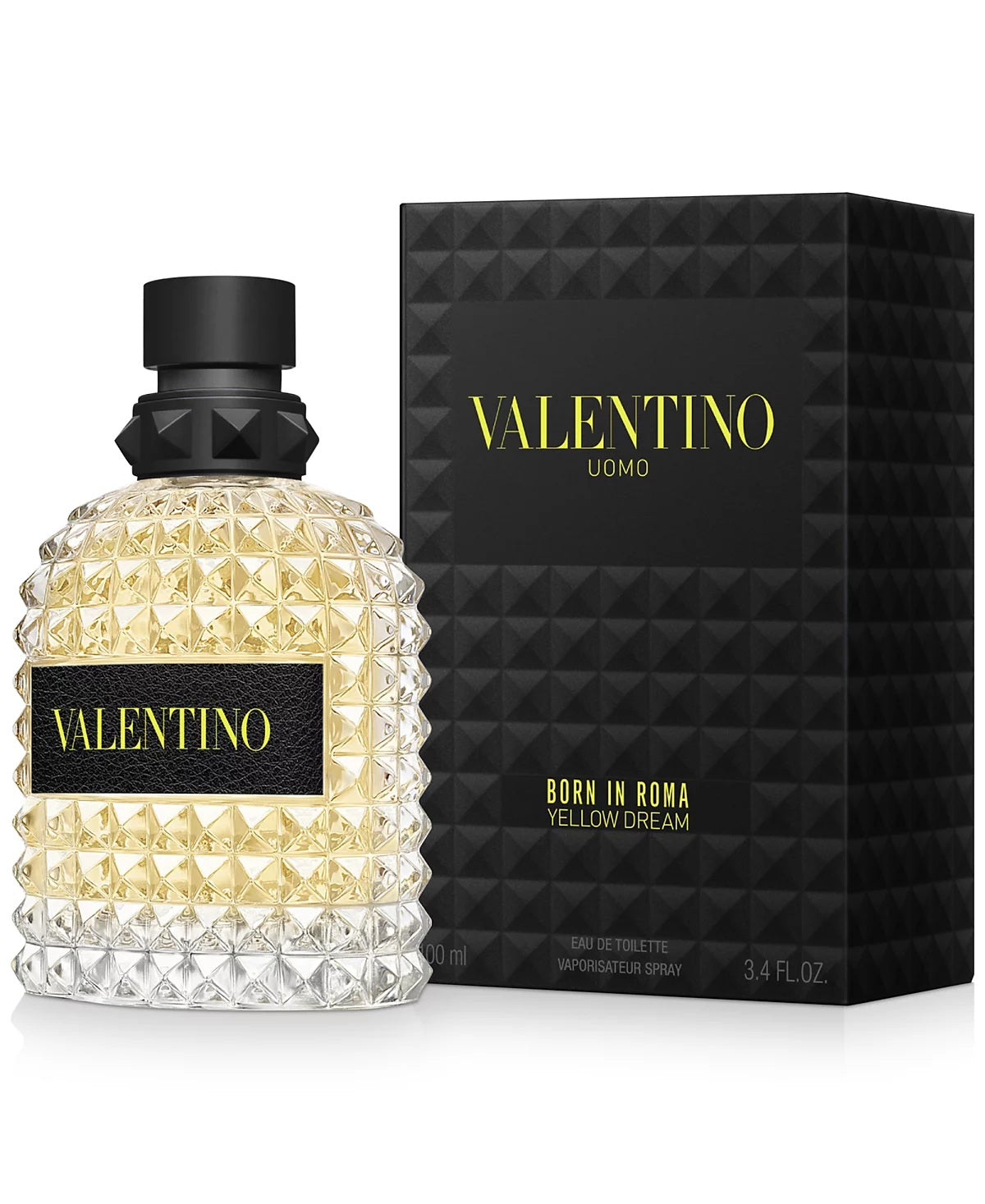 VALENTINO UOMO BORN IN ROMA YELLOW DREAM EAU DE TOILETTE SPRAY for Men 3.4 oz