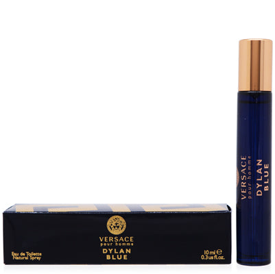 Versace Dylan Blue Eau de Toilette Spray for Men, 0.3 oz (7.5 ml)