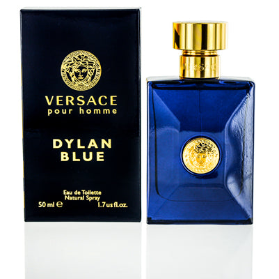 Versace Dylan Blue Eau de Toilette Spray for Men, 1.7 oz (50 ml)