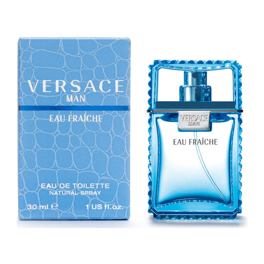 Versace Man Eau Fraiche by Versace for Men 3.4 oz Eau de Toilette Spray