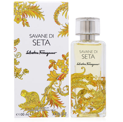 Salvatore Ferragamo Savane di Seta Eau de Parfum Spray for Women, 3.4 oz (100 ml)