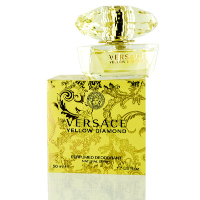 Versace Yellow Diamond Deodorant Spray for Women, 1.7 oz (50 ml)