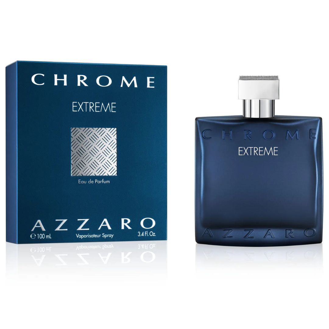 Azzaro Chrome Extreme Cologne for Men Eau De Parfum Spray 3.4 oz