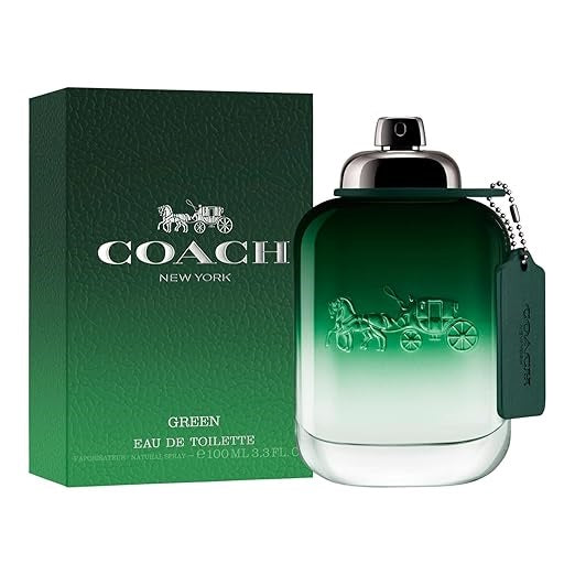 Coach Green Eau De Toilette Cologne Spray for Men 3.3 oz