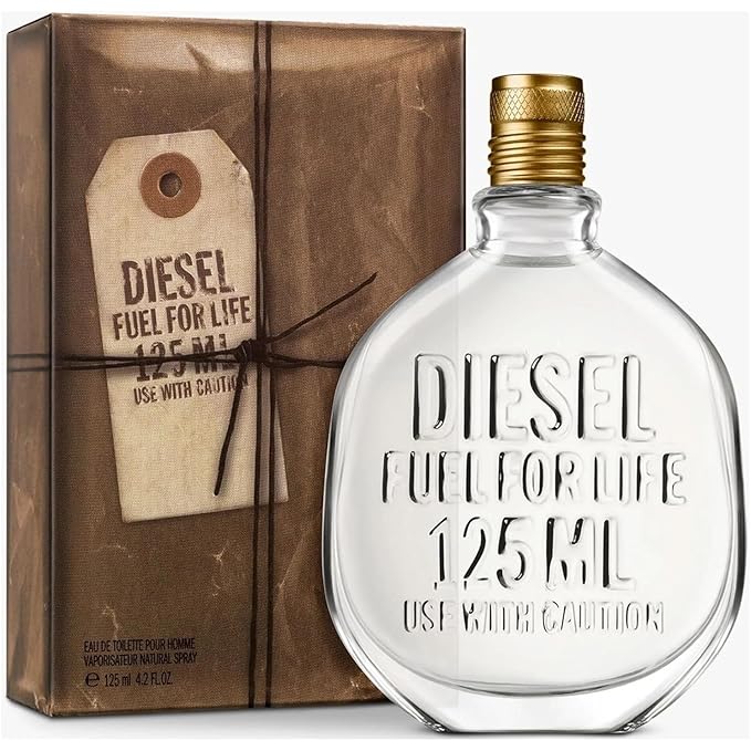 Diesel Fuel For Life Cologne for Men Eau De Toilette Spray 4.2 oz