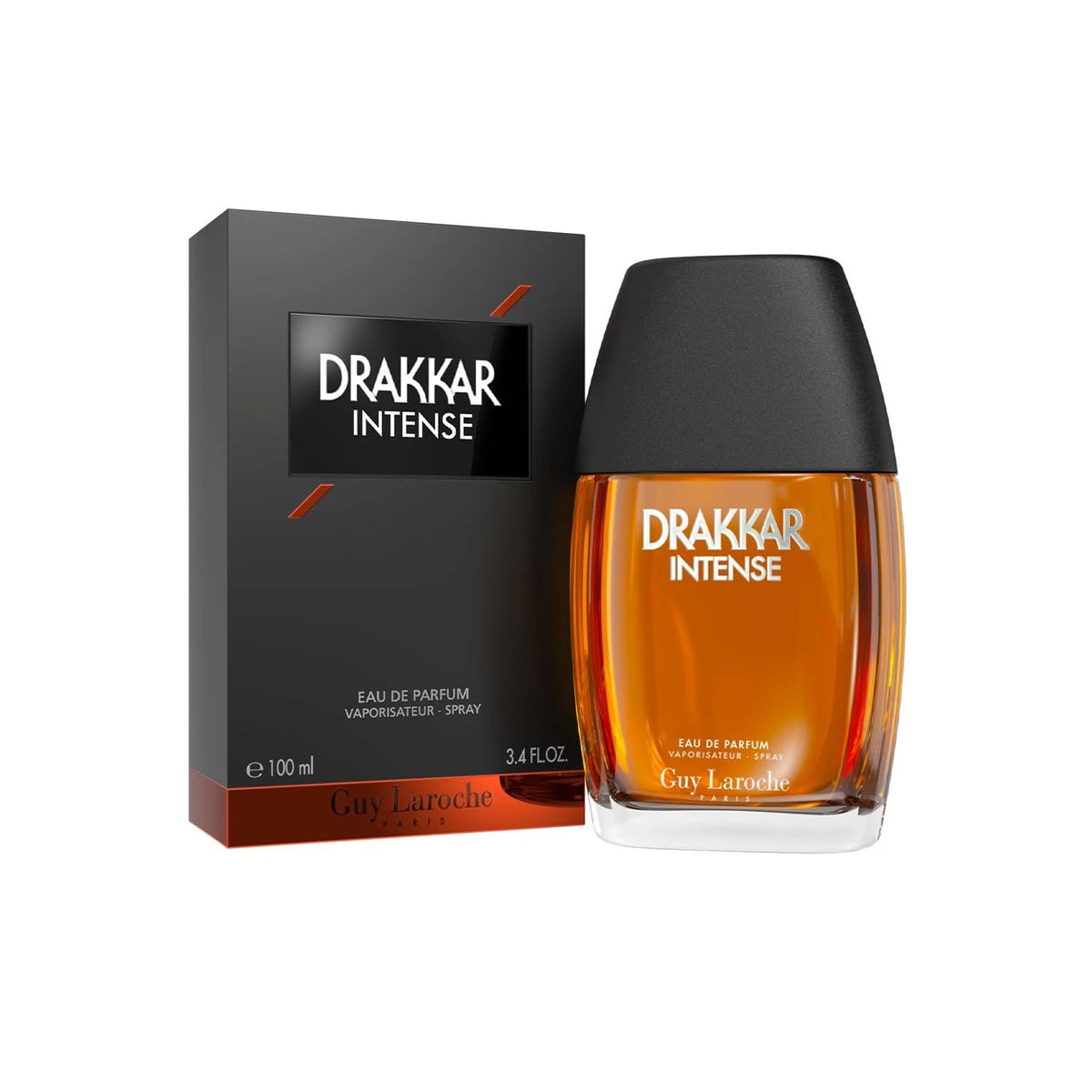 Guy Laroche Drakkar Noir Intense Eau de Parfum Spray for Men, 3.4 oz (100 ml)